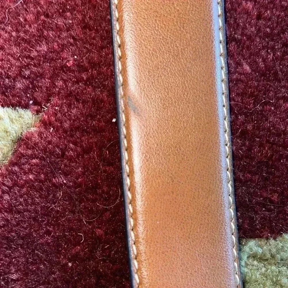 Steve Madden Men’s Dress Black Tan Reversible Belt Silver Tone Buckle NWOT